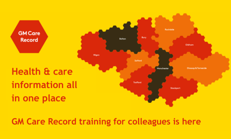 GM Care Record training for colleagues is here